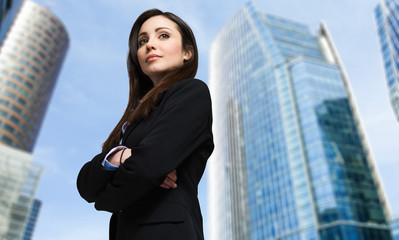 Confident businesswoman portrait