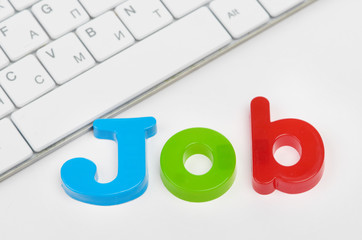 word job on keyboard