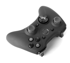 video game controller isolated on white background