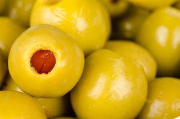 Pepper olives