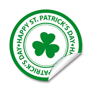 St Patrick's day sticker