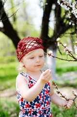 a child on a walk