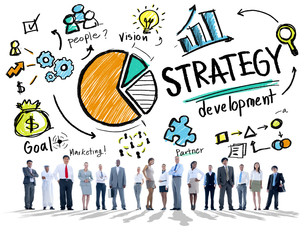 Strategy Development Goal Marketing Vision Planning Concept