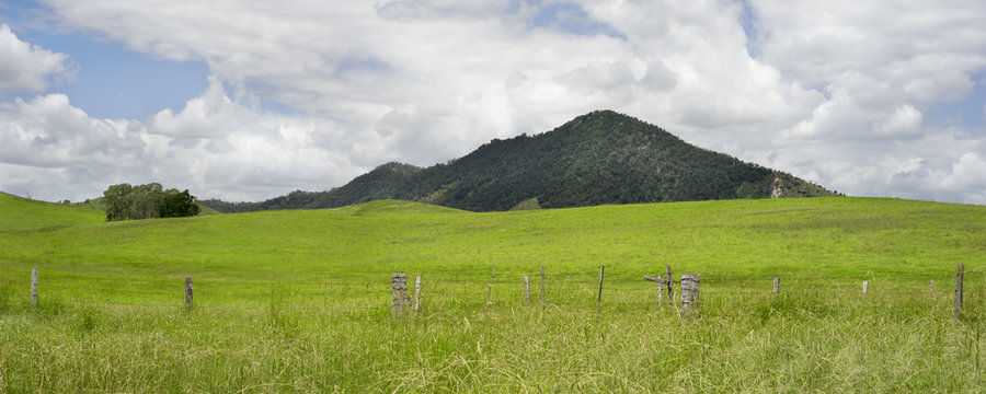Rural Australia Panorama Country Scene