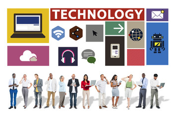 Technology Social Media Networking Online Digital Concept
