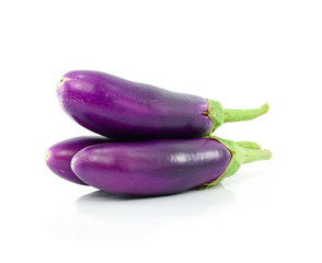 eggplant isolated on white background