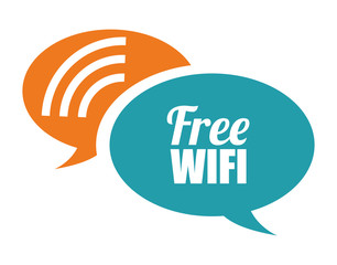 Wi-fi design, vector illustration.