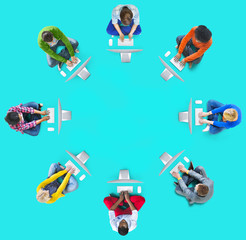 Technology Using Computer Digital Device Online Concept