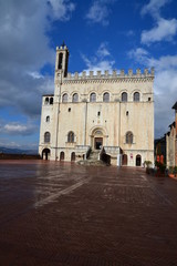 Fototapeta na wymiar Gubbio - Palazzo dei Consoli
