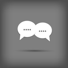 Speech bubbles chat icon