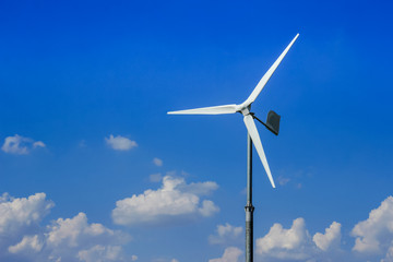 Fototapeta premium wind turbine energy from nature