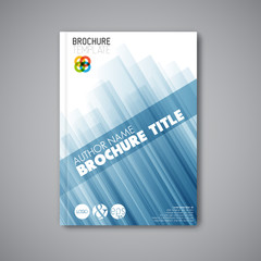 Modern Vector abstract brochure design template