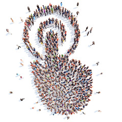 people in the form of cursor.