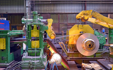 steel coil processing machine