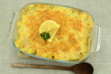 gratin de poissons