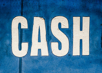 Grungy Cash Sign