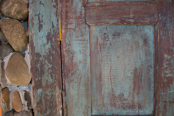 Wooden old door vintage background