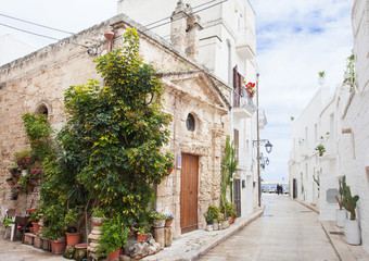 Lovely street, Monopoli, Italy