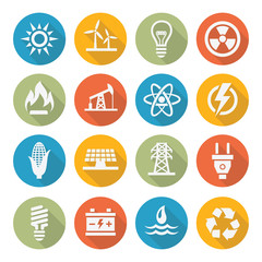 Energy icons