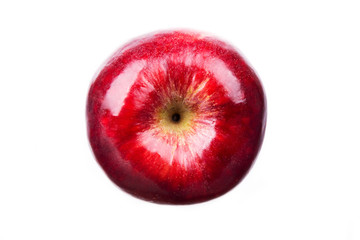 red apple. isolated on a white background