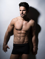 Fototapeta premium handsome young bodybuilder