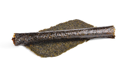 seaweed on white background