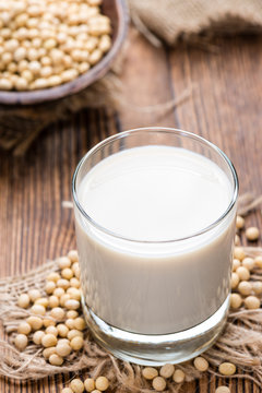 Soy Milk with some Seeds