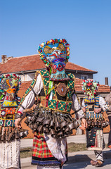 Colorful costumes and masks