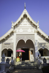 Fototapeta na wymiar Places of worship and temple art of Thailand.