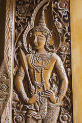 Obraz premium Places of worship and temple art of Thailand.