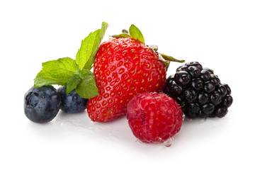 Fresh fruits.