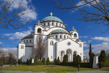 St. Sava Cathedral in Belgrade, Capital city of Serbia