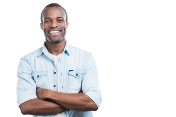 Successful and happy man.