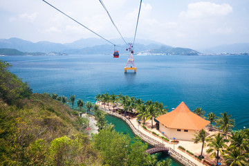 World's longest cable car over sea, Nha Trang
