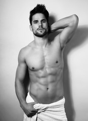 Fototapeta premium handsome young bodybuilder