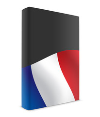 France book cover flag black