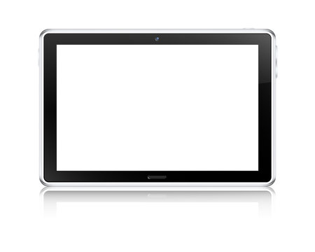 Tablet computer concept. Vector illustration