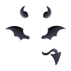 Devil Costume Elements Vector