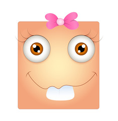 Funny Dumb Smiley Face Expression