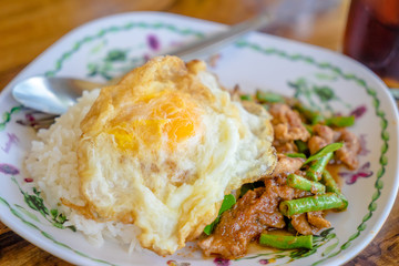 Fried spicy Pork
