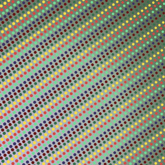 Colorful polka dots