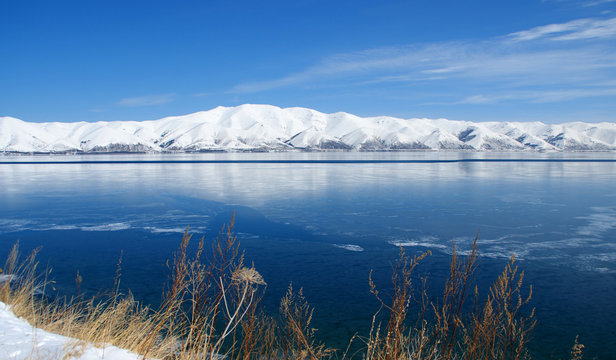 Sevan Lake at Winter