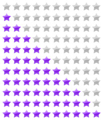 vector rating stars