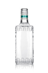 Bottle of silver tequila