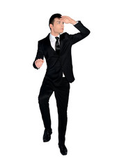 Business man looking side