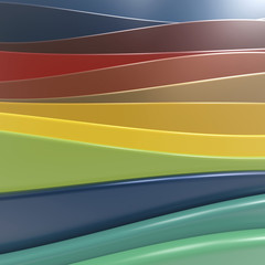 Shiny plastic layers