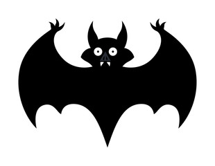 Bat - Halloween Vector Illustration