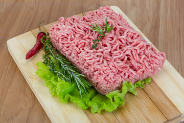 Raw minced meat
