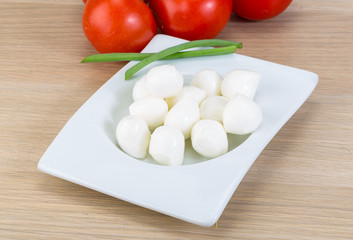 Mozzarella cheese balls