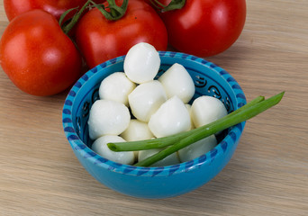 Mozzarella cheese balls